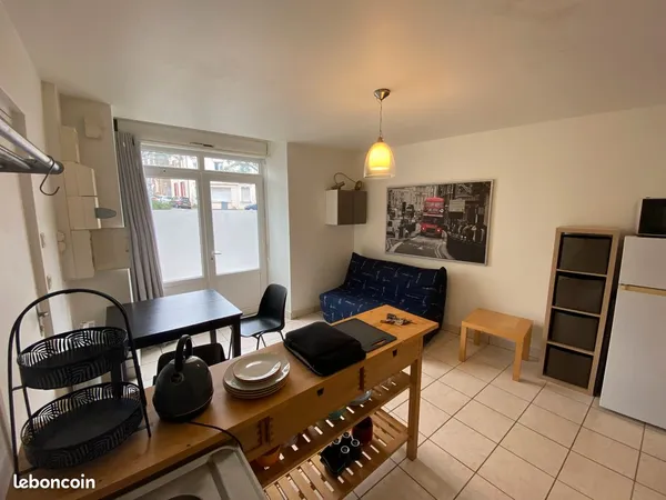 Location meublé nantes dalby 29m² 620 