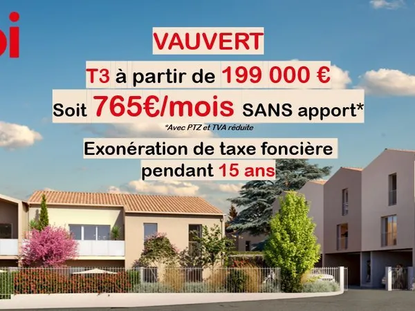 Appartement 3 pièces 63 m² 
