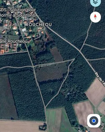 Soustons terrain forestier 1500m2 