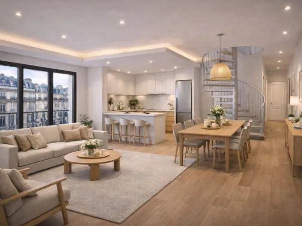 Duplex 4 pièces 115 m² 
