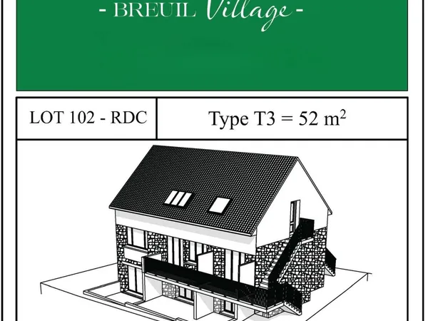 Appartement 3 pièces 40 m² 