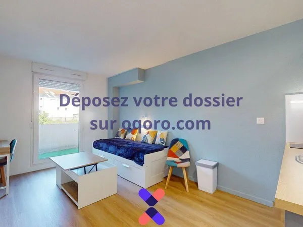 Studio 1 pièce 19 m² 