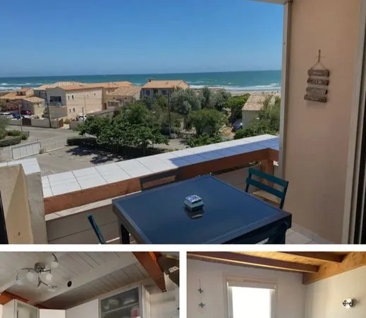 Appartement meublé à l'année vue mer 