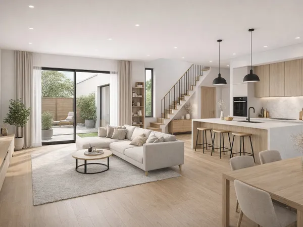 Maison RENNES - Mail F. Mitterrand - 5 pièces - 125.73m2 habitable - 149.24m2 au sol 