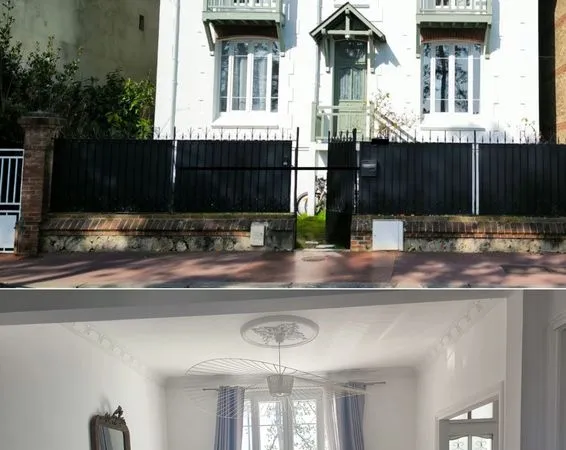 Villa Deauville Plein Sud face à l'Hippodrome - 200m² Rénovés - Tout à pied 