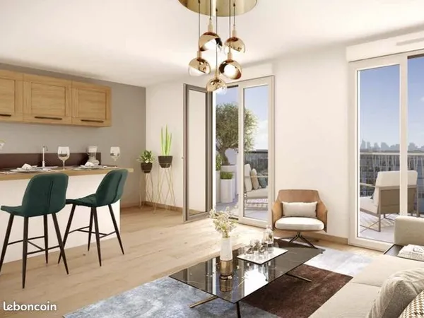 Appartement 3 pièces 64 m² 