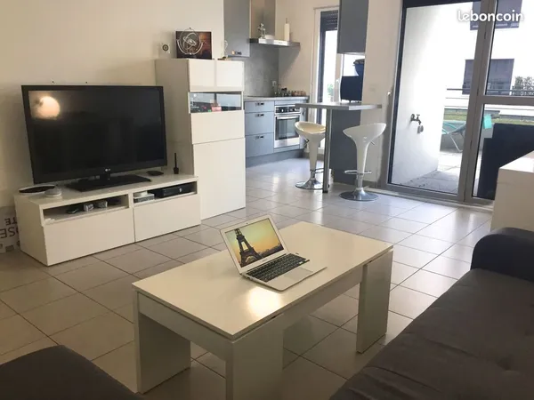 Appartement meublé 2 pièces - 50 m² + terrasse - Noisy-le-Grand 
