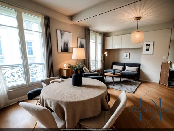 Appartement 2 pièces 49 m² 