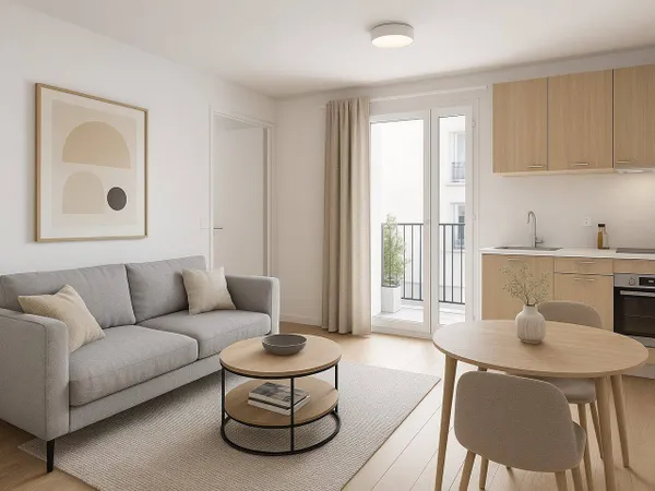 Appartement 2 pièces 44 m² 