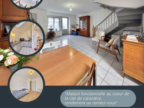 Maison de ville 3 pièces 70 m² 