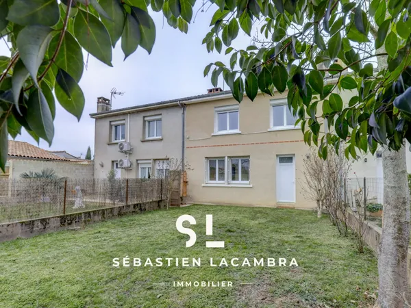 Maison 3 chambres avec jardin et garage Entretien irréproc 