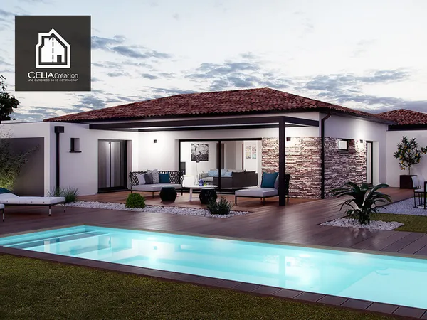 Projet de construction - Maison de 130 m² - Castelginest (31780) 