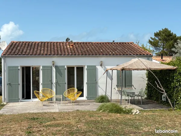 Maison meublée T3 avec jardin au calme à Saint Denis d'Oléron 