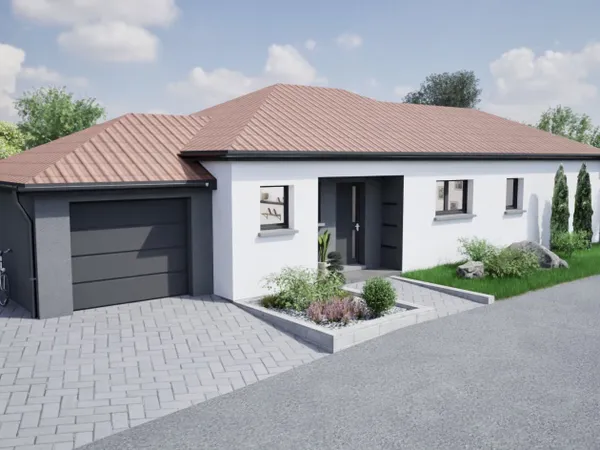 Votre maison Neuve en plain pied sur mesure sur un terrain de 348m² 