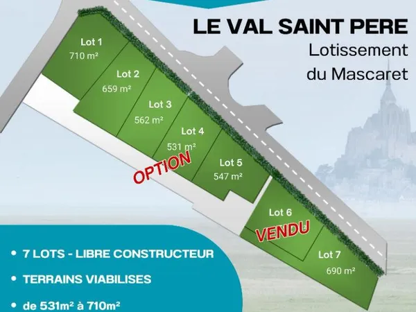 Lotissement Le Mascaret Le Val Saint Pere - Avranches 