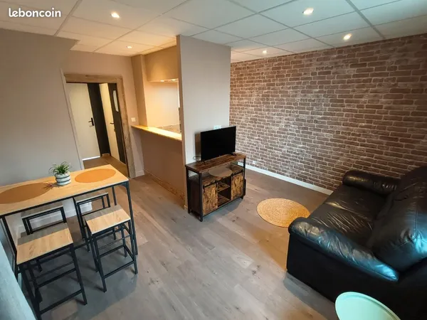 Loue appartement f2 meublé 38m2 