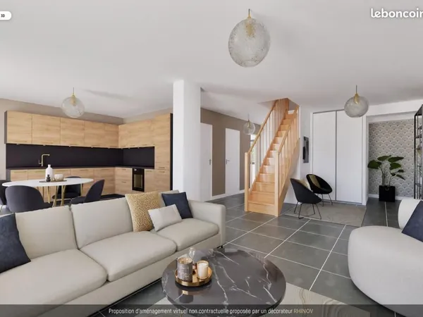 Duplex 5 pièces 104 m² 