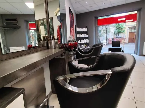 Fond de salon de coiffure 