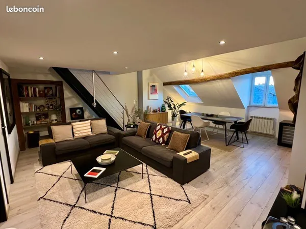 Appartement T3 bis duplex 90 m2 - Centre-ville de Blois 