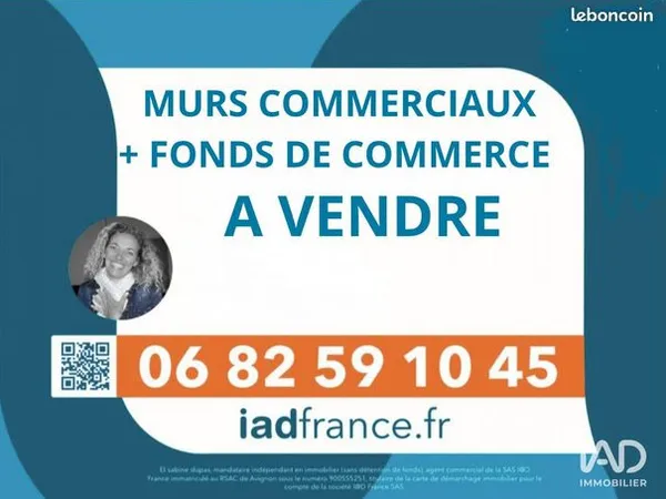 Fonds de commerce 65 m² 