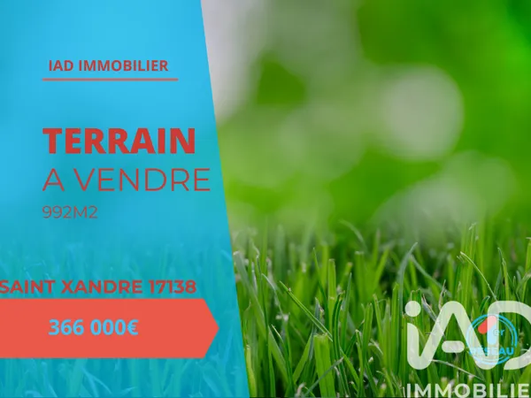 Terrain 922 m² 