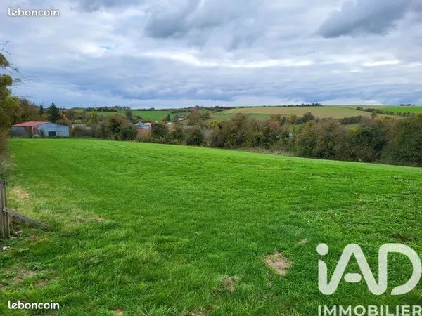 Terrain 1000 m² thin le moutier 
