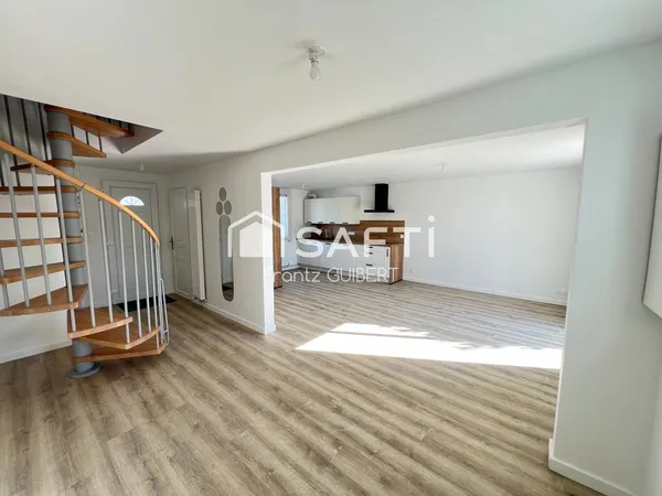 Saint Nazaire, maison rénovée 78m² avec jardin 