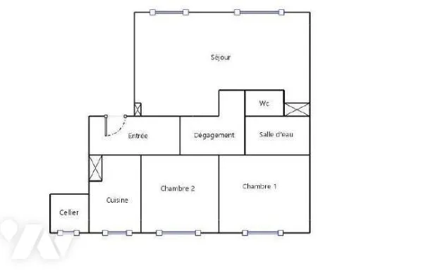 Appartement 3 pièces 65 m² 