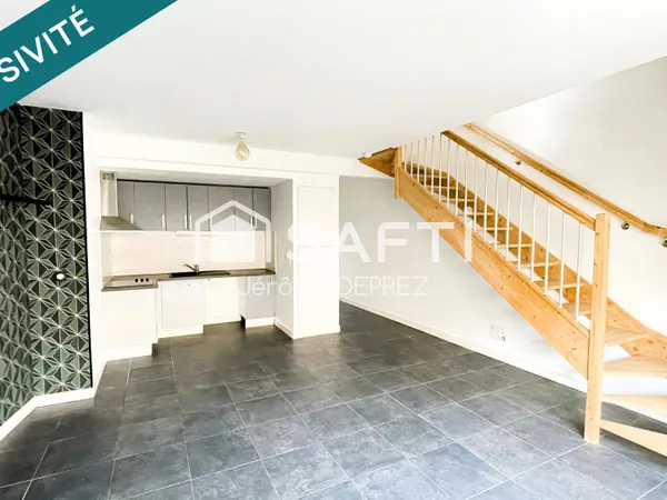 Duplex de 69€m² avec parking privé en centre ville 