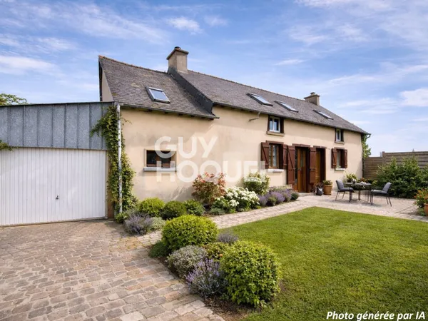 Maison à vendre en campagne proche de Caulnes 