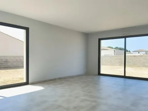 BEZIERS - MAISON NEUVE T5, 122m² terrain piscinable de 654m² 