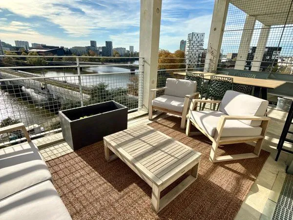 Beau T3 avec 2 belles terrasses vue Loire 