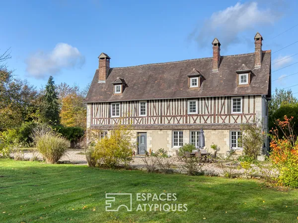 Manoir normand dans son parc privé 