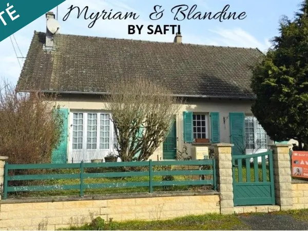 Maison semi enterrée, 4 chambres, double garage, jardin 