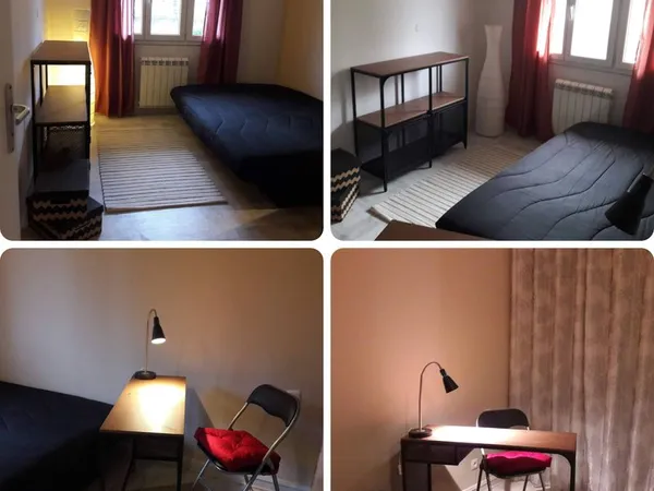 Chambre meublée, parking 