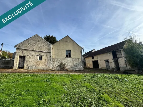 Maison, Grange, Terrain à Bâtir - 10 mn de LA FERTE SOUS JOUARRE 