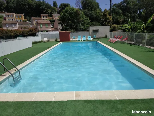 Studio villeneuve loubet renove piscine parking 