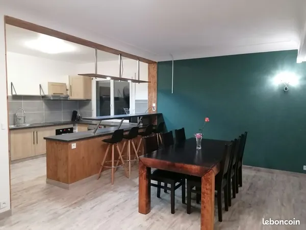 Appartement spacieux avec grand jardin 