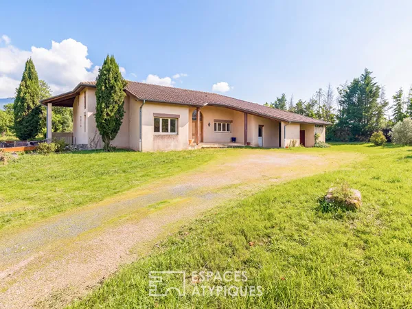 Villa d'architecte au design contemporain 
