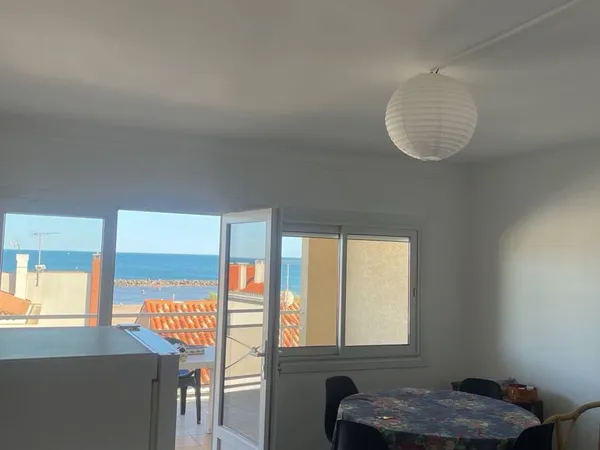 Loue appartement T3 Valras vue mer + parking 