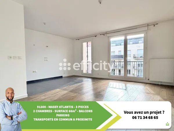 Appartement 3 pièces 66 m² 