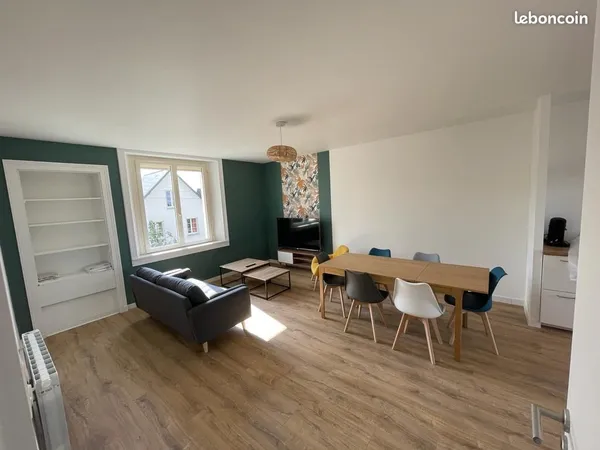 3 chambres dans coloc meublée et toute équipée centre ville Bruz 