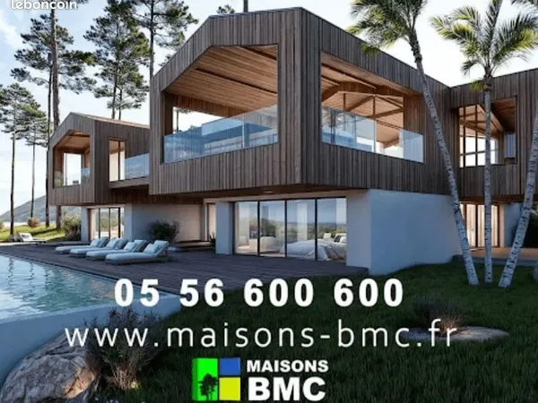 Terrain 1 100 m² Boucau 