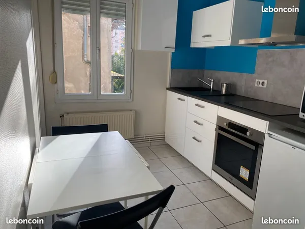 BAS MONTCHAPET (rue Lacordaire) T1 bis 32m² meublé, rénové 