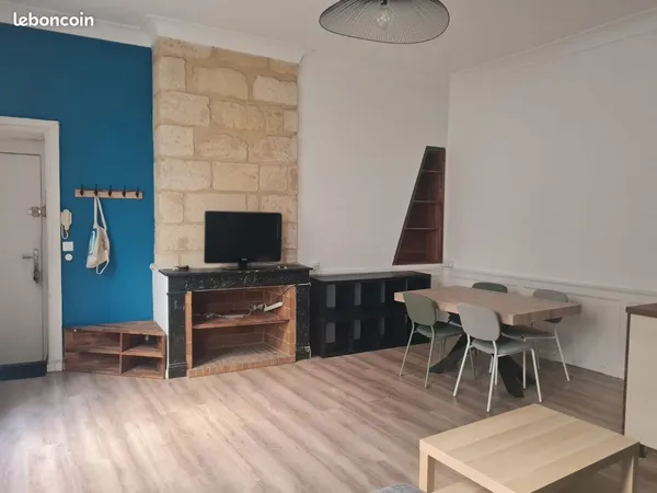 T2 meublé 46m² - Bordeaux centre, tram à 5 min 