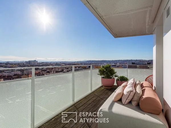 Appartement d'exception avec terrasse et vue dans la sky avenue 