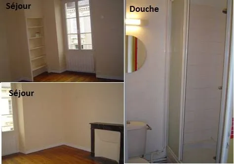 Loue T2 lumineux 44m² (rue du Bellay / Place du Lycée) proche UCO / ESA 