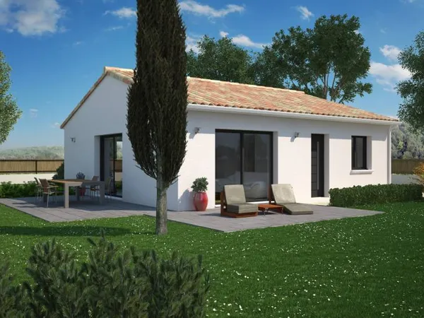 Terrain + maison 80 m² 