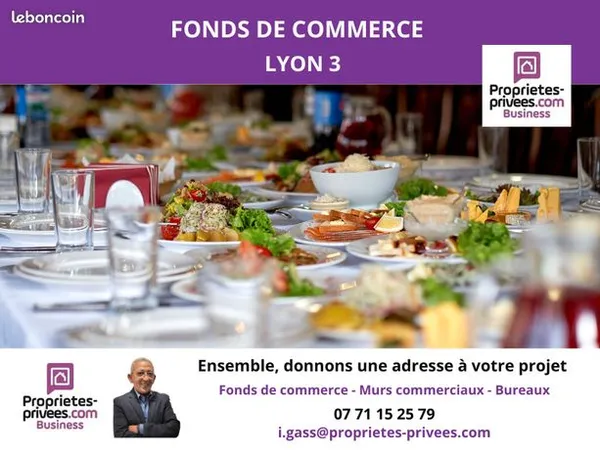 Fonds de commerce 1 pièce 290 m² 