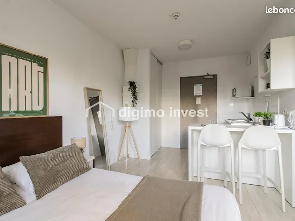 Studio 1 pièce 21 m² 